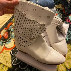 white boots